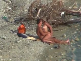 Great Duo Enjoy Good dirty film Time At Nudist Beach Spycam