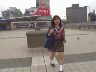Free jav of Mikan delightful asian school lady