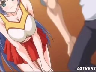 Hentai bẩn video với titty cổ vũ