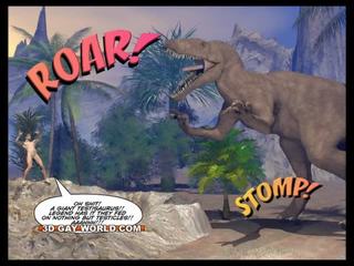 Cretaceous rabo 3d homosexual cómico sci-fi sucio vídeo historia