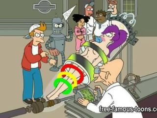Futurama vs griffins ฮาร์ดคอร์ เพศ วีดีโอ ล้อเลียน