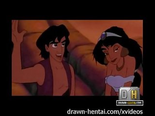Aladdin 臟 電影 電影 - 海灘 臟 夾 同 jasmine