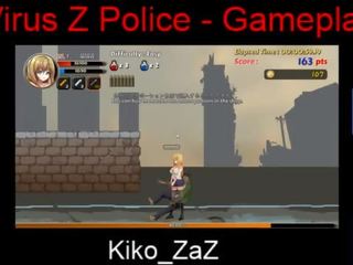 Virus z 警察 年轻 女士 - gameplay