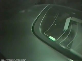 Public Car x rated film Caught By Infrared Camera